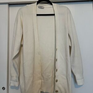 White Aritzia Cardigan